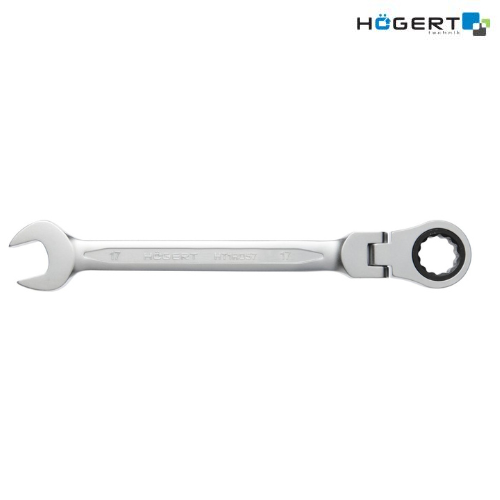 HT1R057  Համակցված կեռիկավոր բանալի, 17 մմ, 72T, CrV պողպատ