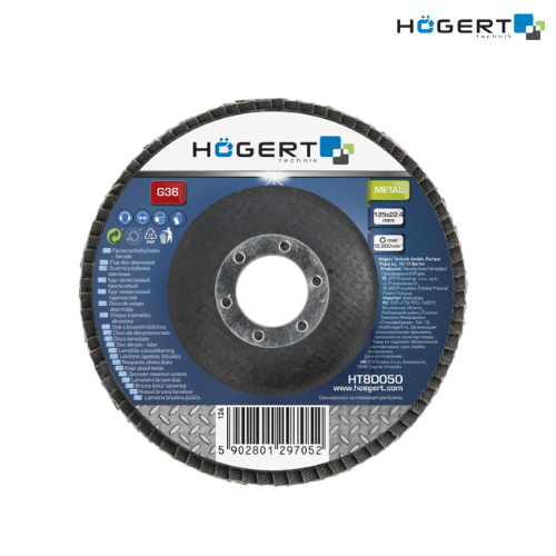 HT8D051 Հղկող սկավառակ 125×22,4 G40