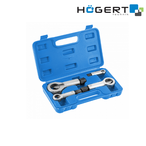 HT8G407 Գործիք  բոլտերի համար 9-27մմ 4 մասից HOGERT 