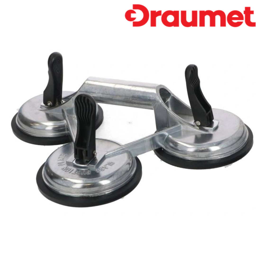 D286-03/7069 DRAUMET եռակի ալյումինե վակուումային բռնող գործիք, բեռնման հզորություն՝ 120 կգ	