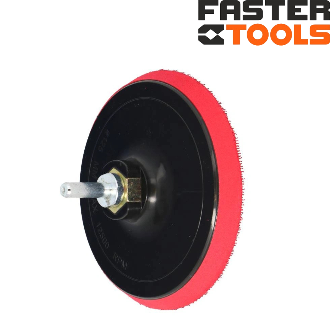 FT220-06/3588 FASTER TOOLS Velcro հղկող սկավառակ 125 մմ M14 + քորոց	 
