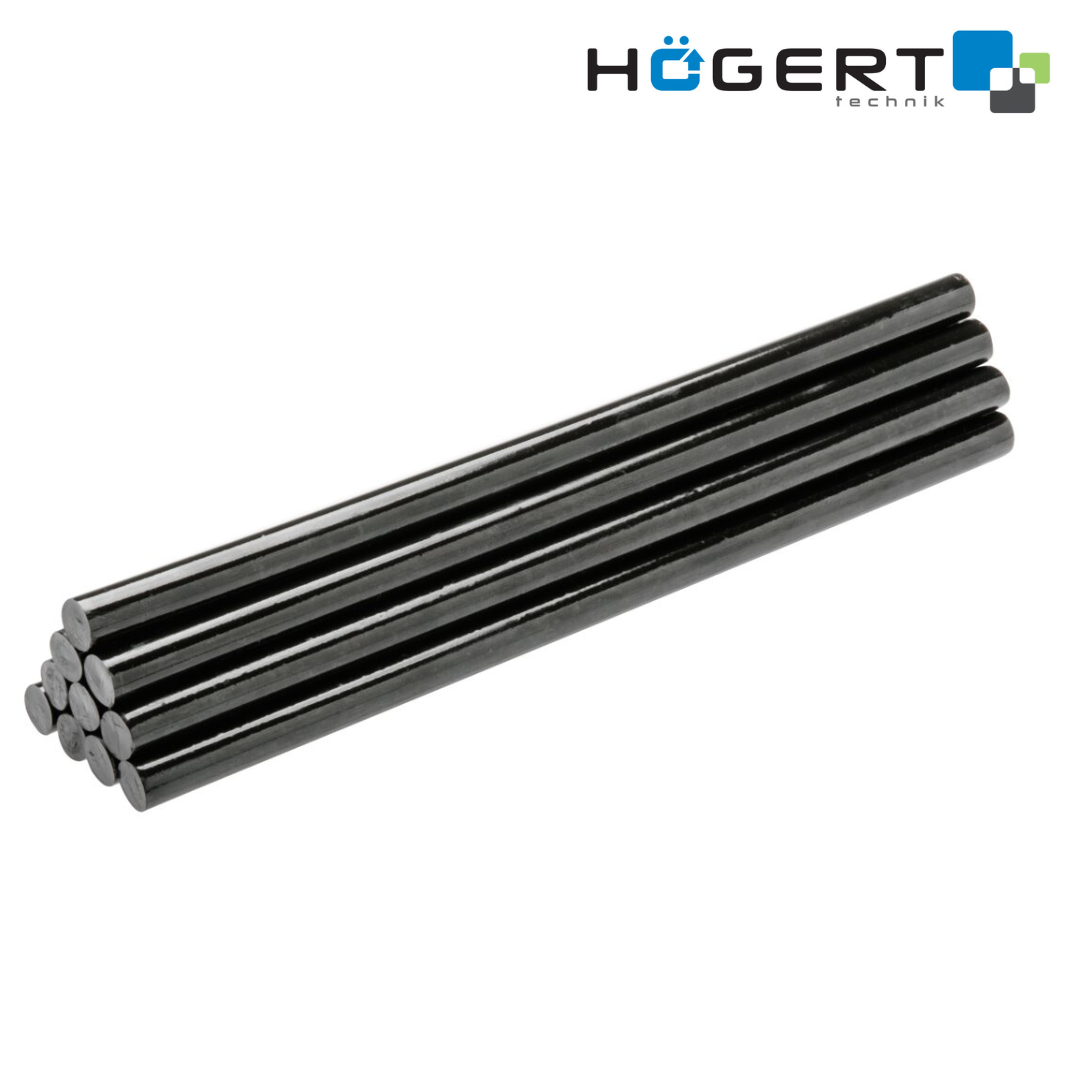 HT2C138 Սև սոսինձի ձողիկներ 11.2x250 մմ, 12 հատ
