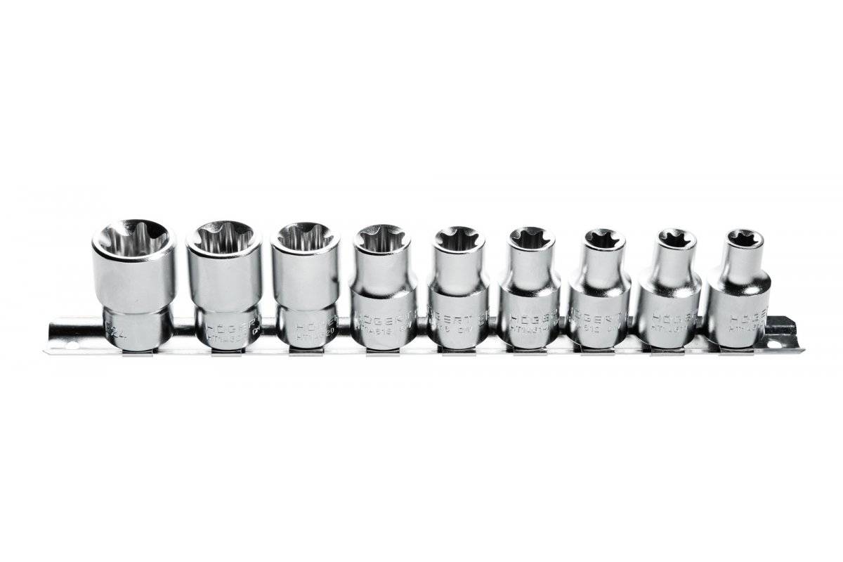HT1A880 HOEGERT 1/2 " Torx Բանալու գլխիկների հավաքածու 
