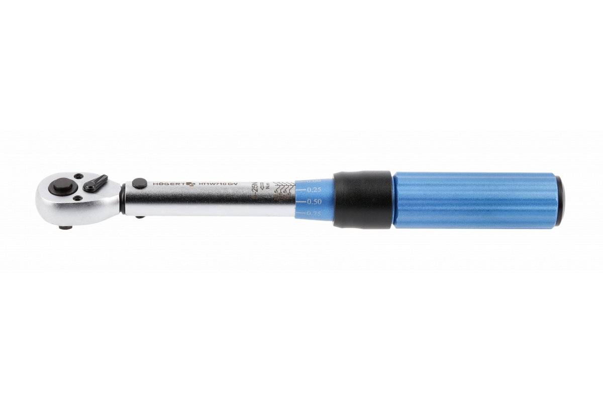 HT1W710 Դինամոմետրիկ բանալի/1/4", 5-25 Նմ
