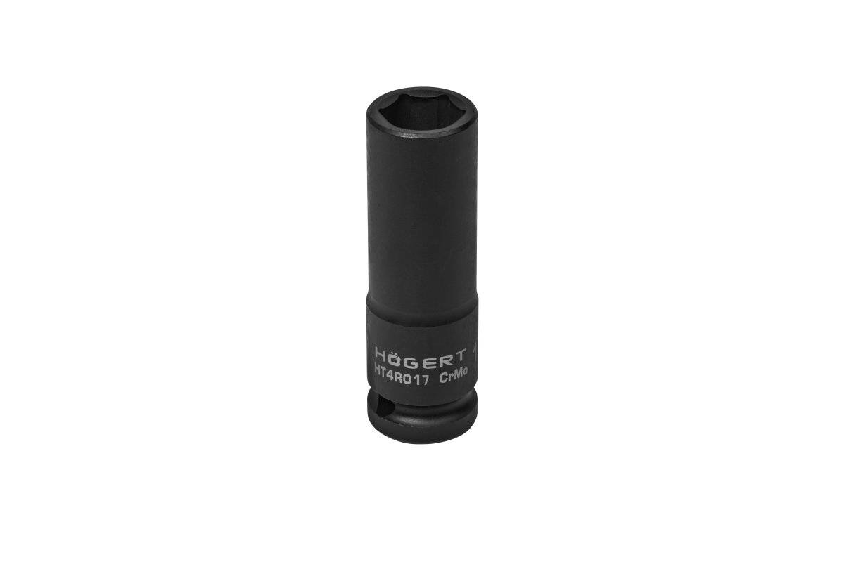  HT4R017 հարվածային գլխիկ վեցանկյուն 1/2", 17 մմ, DIN 3121, CrMo