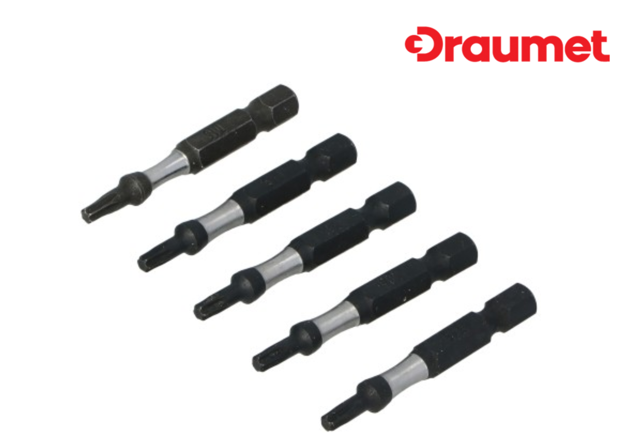 8992 Պտուտակահանի ծայրակալ  TORX 5 հատ T30 DRAUMET