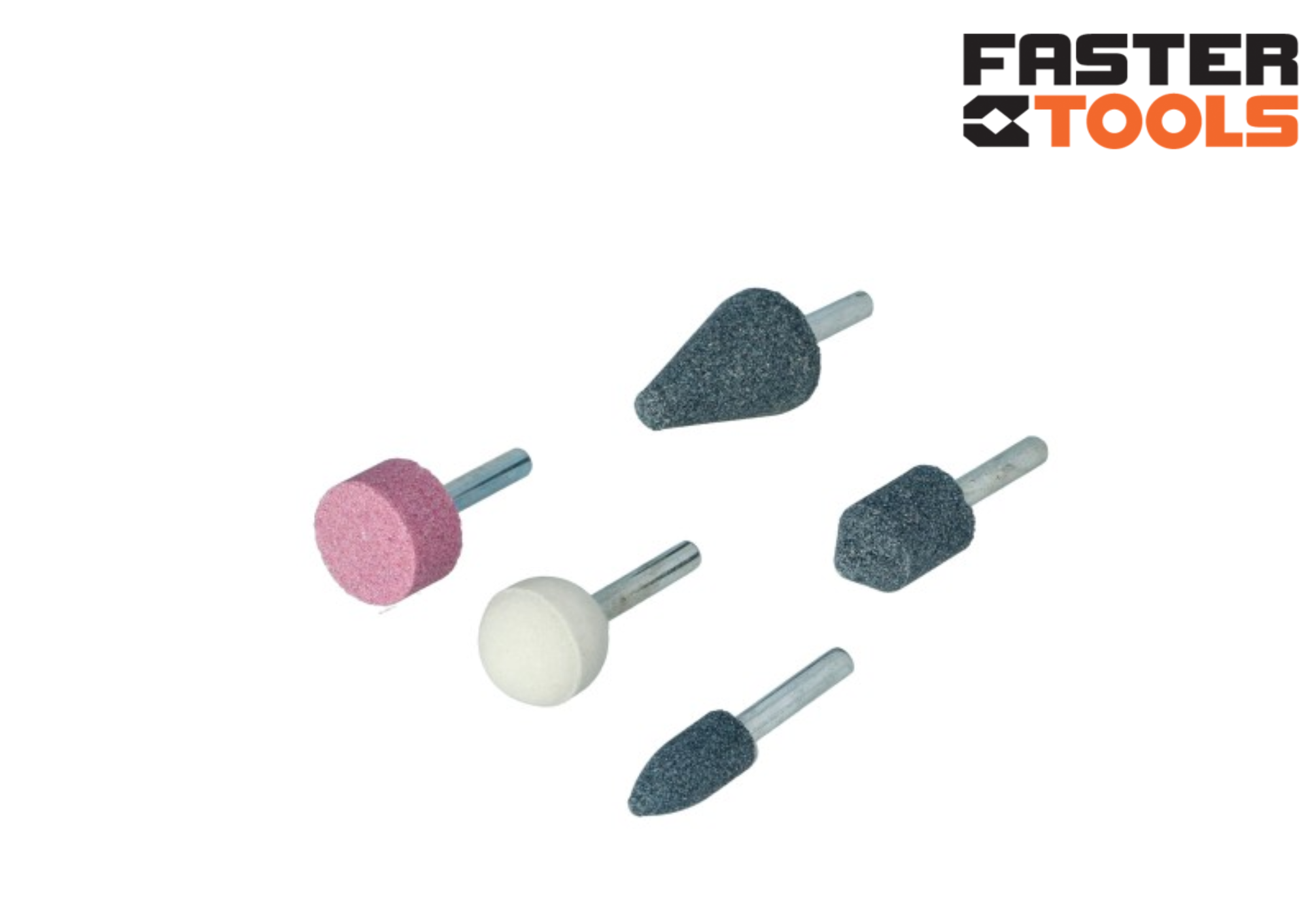 2524 Հղկող քարեր 5 հատ FASTER TOOLS 