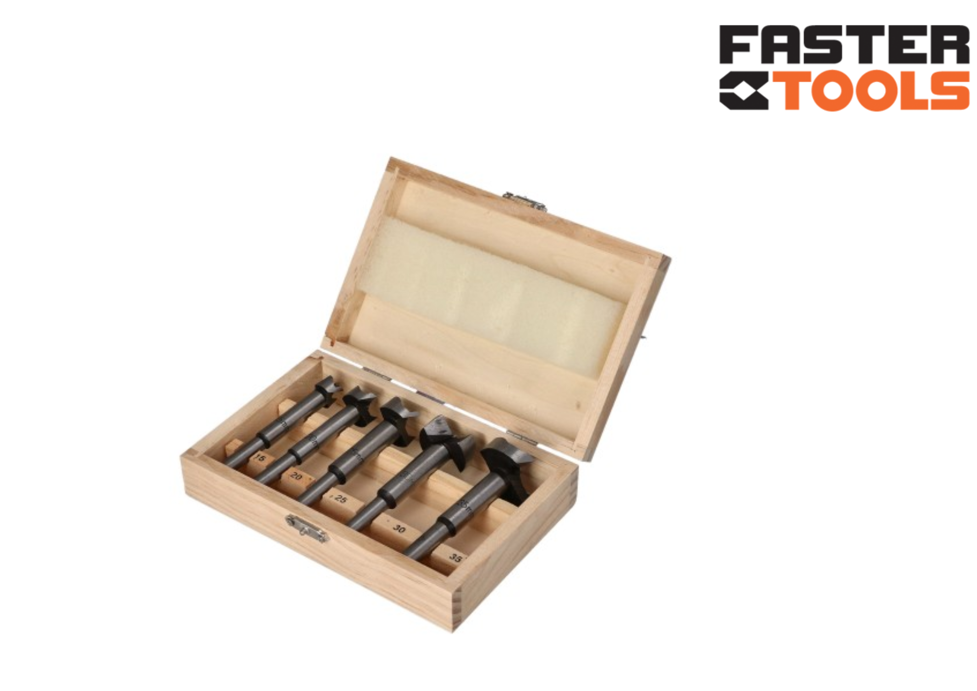  1512 փայտ կտրիչների հավաքածու - 5 հատ  FASTER TOOLS 