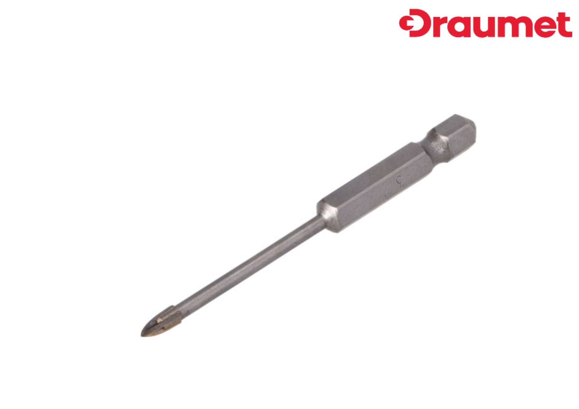 9198 Ապակու և սալիկների հորատիչ 4-սայր 6x75մմ DRAUMET PREMIUM