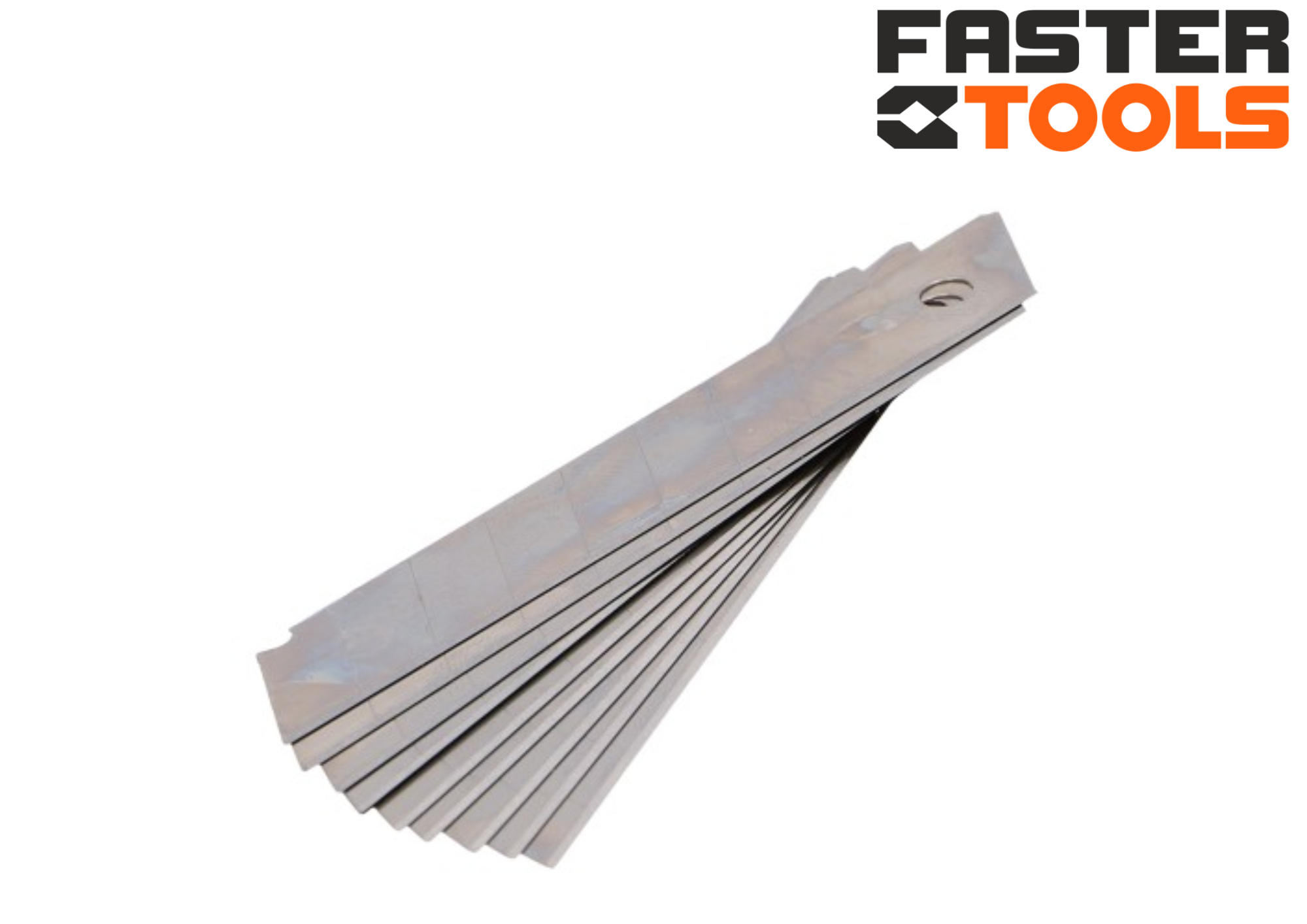 1211 Փոխարինվող շեղբեր 18 մմ / 10 հատ FASTER TOOLS